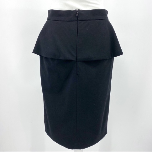 Vince Camuto Black Peplum Pencil Dress Skirt  4 - Picture 6 of 8